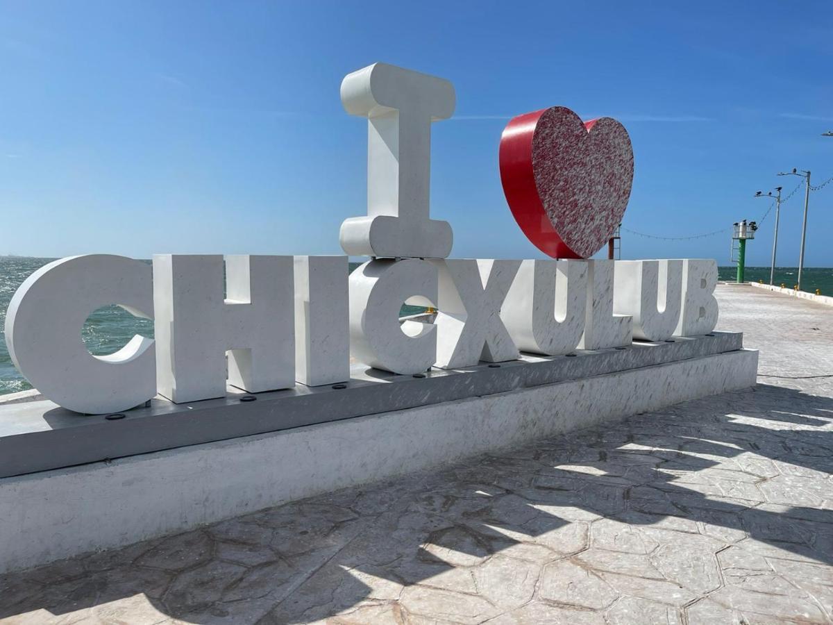 Casa Con Piscina En Chixchulub A 100 M De La Playa Villa ชิกซูลูบ ภายนอก รูปภาพ