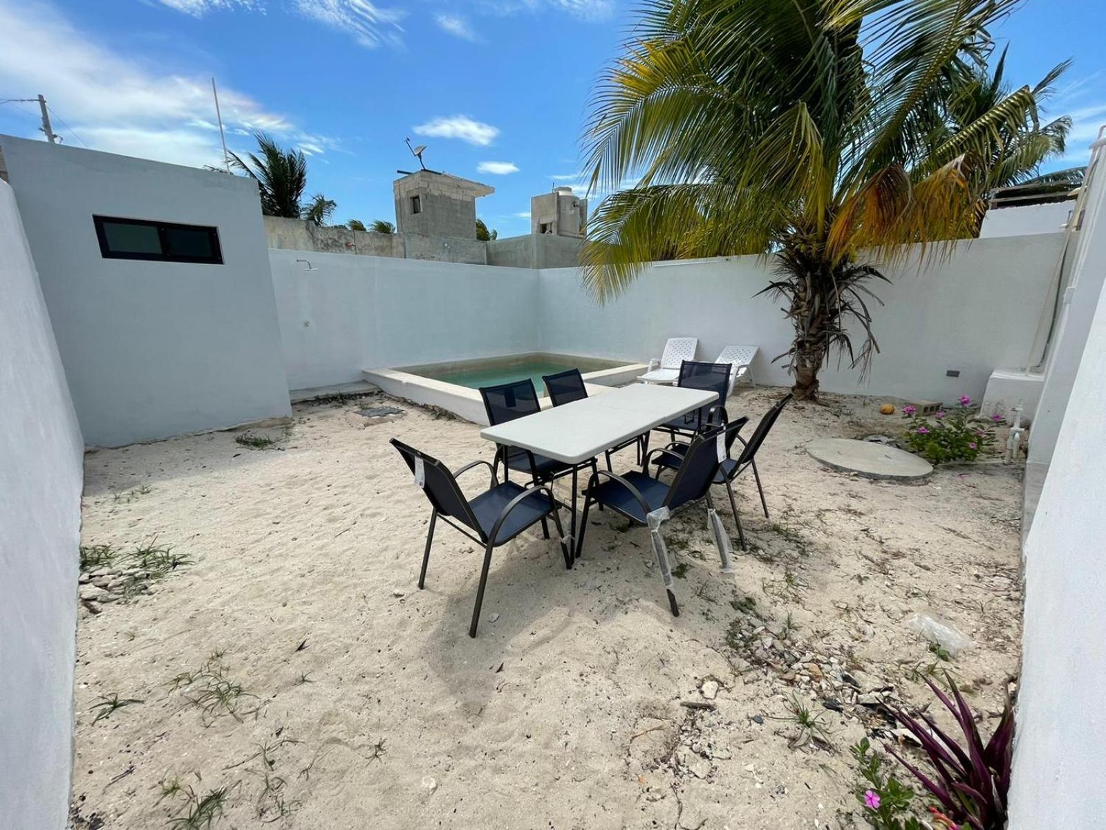 Casa Con Piscina En Chixchulub A 100 M De La Playa Villa ชิกซูลูบ ภายนอก รูปภาพ