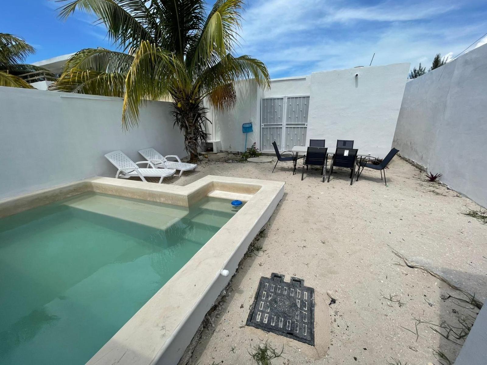Casa Con Piscina En Chixchulub A 100 M De La Playa Villa ชิกซูลูบ ภายนอก รูปภาพ